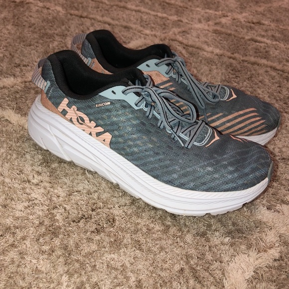 hoka rincon lead pink sand